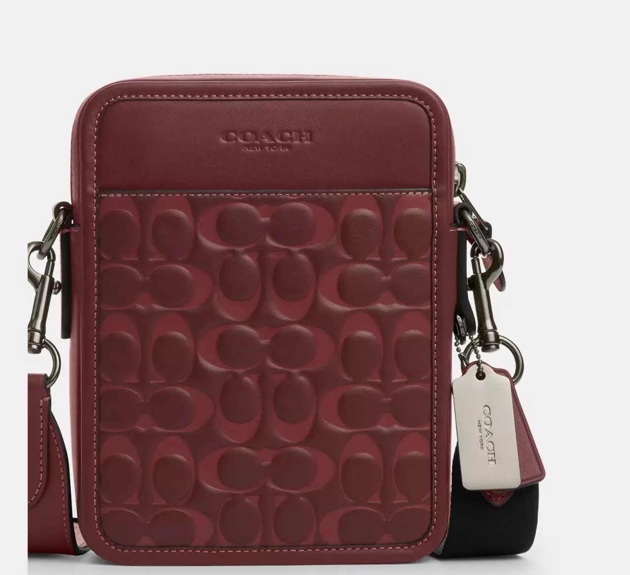 Túi Coach Sullivan Crossbody Signature Leather 'Wine' CJ670-QBO2Q — ảnh 4