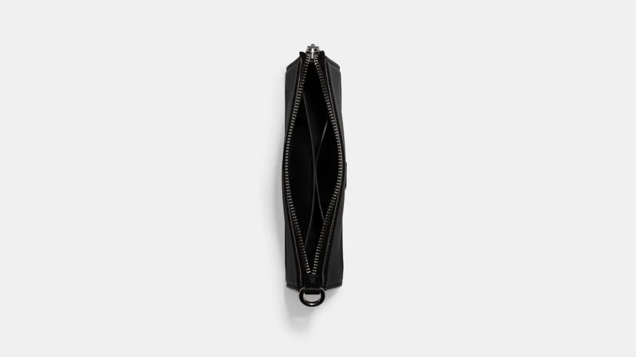 Túi Coach Pouch Signature Canvas Detail 'Black' CJ797-BLK — ảnh 2
