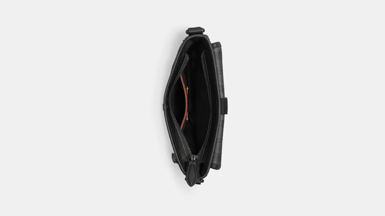 Túi Coach Beck Slim Signature Canvas 'Charcoal' CM337-CHR — ảnh 4
