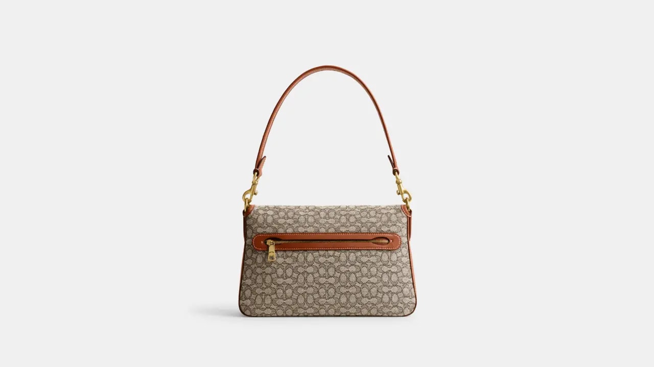 Túi Coach Soft Tabby Micro Signature Jacquard 'Beige' CM536-B4TA7 — ảnh 2