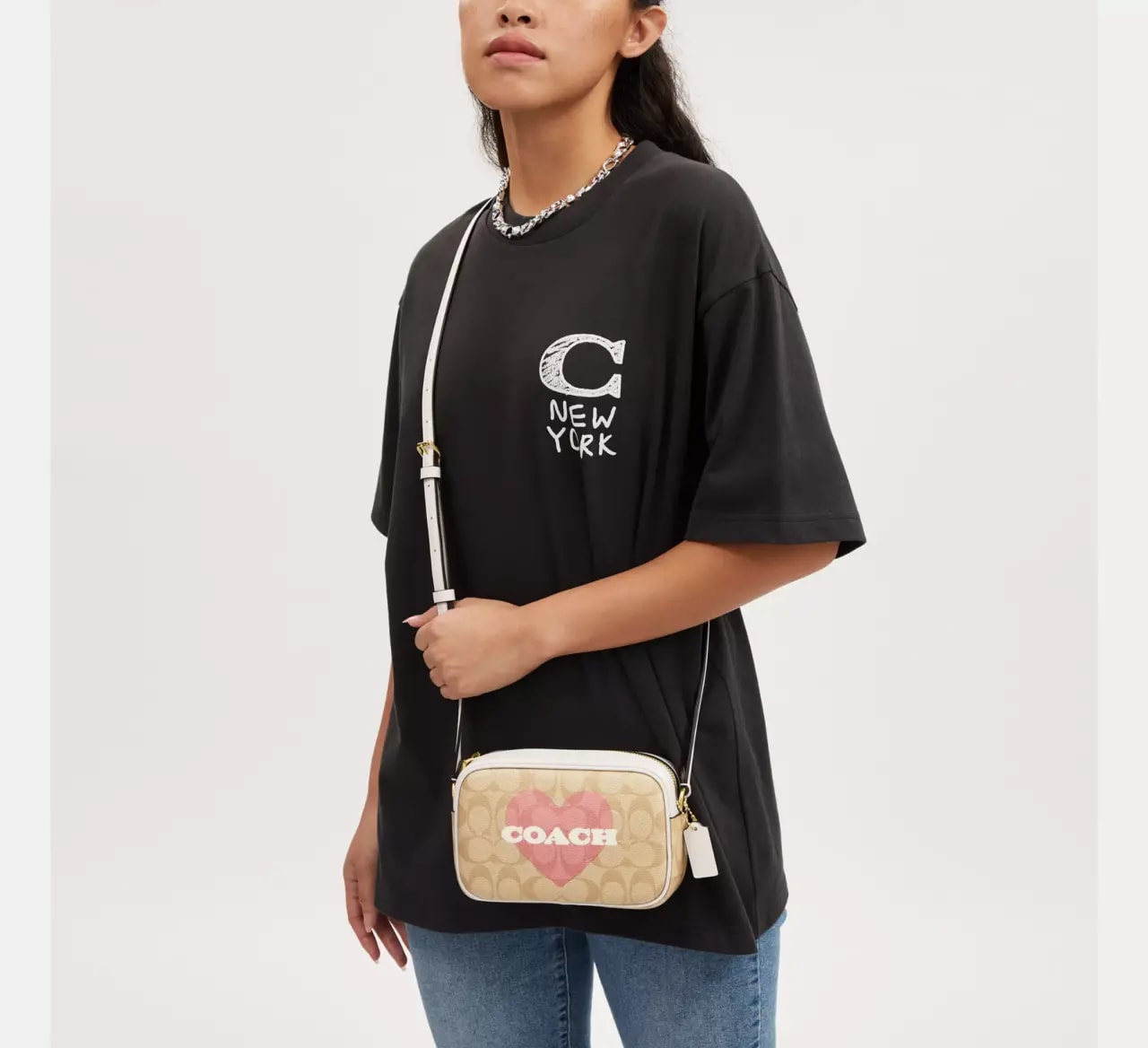 Túi Coach Mini Signature Canvas 'Light Khaki' CO939-IMOTV — ảnh 3