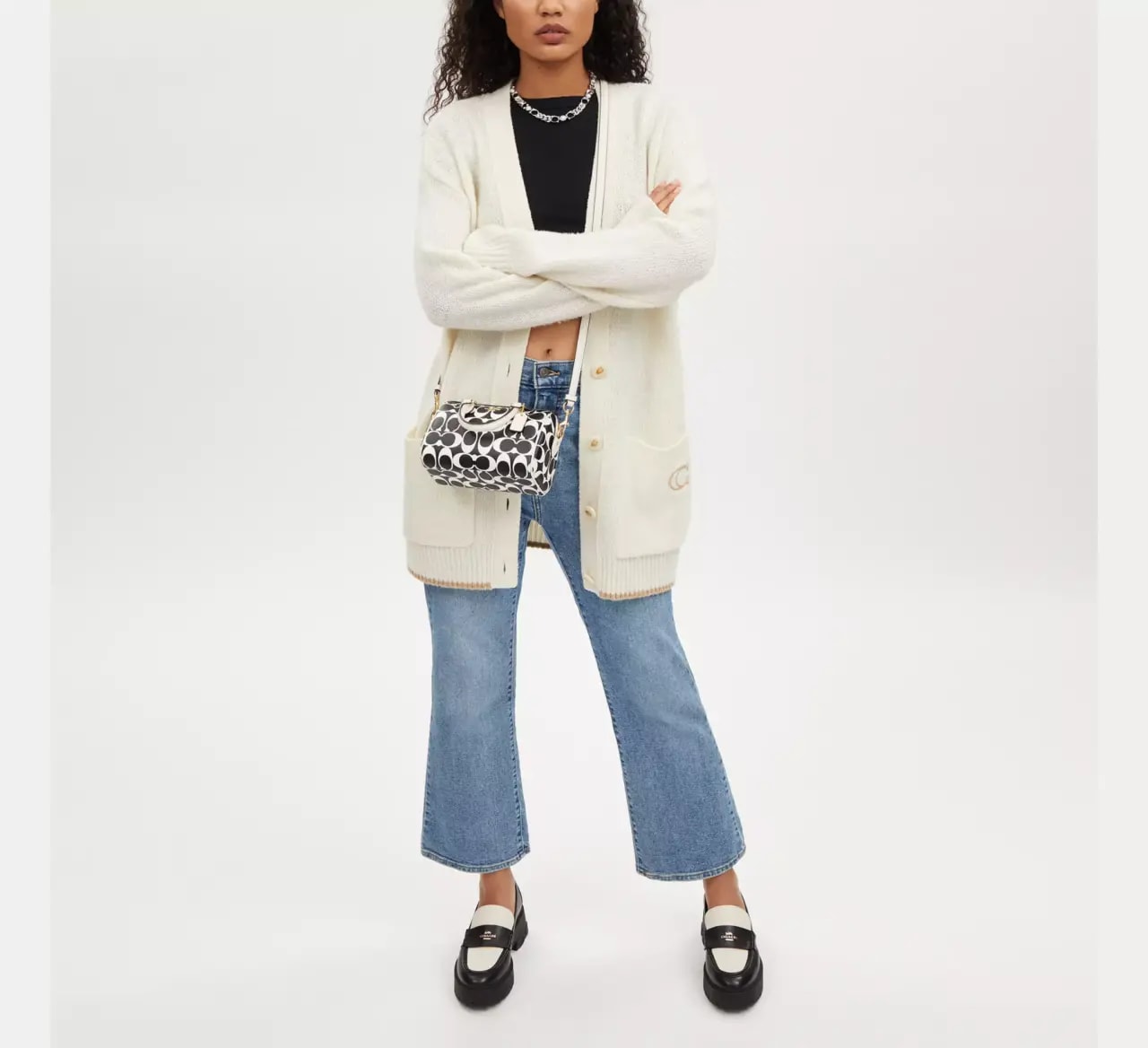 Túi Coach Mini Rowan Signature Canvas 'Black' CO960-IMA47 — ảnh 2