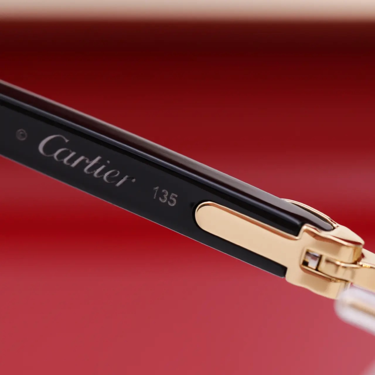 Kính Cartier Eyeglasses 'Gold' CT0048O-002-D28K59AS — ảnh 2