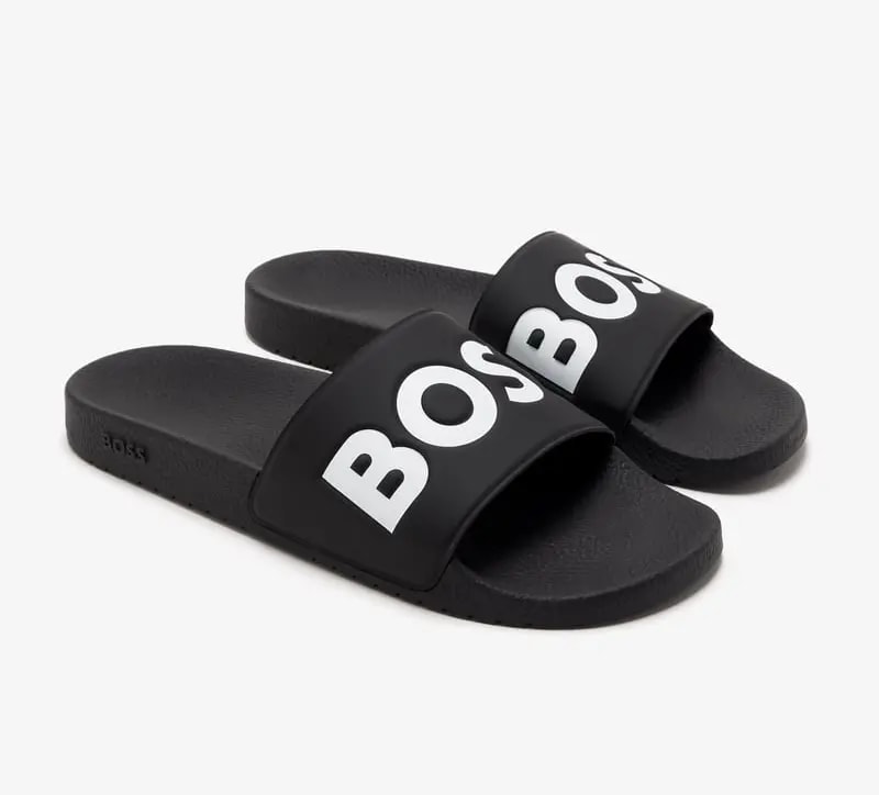 Dép Hugo Boss Sean Slid 'Black' — ảnh 3