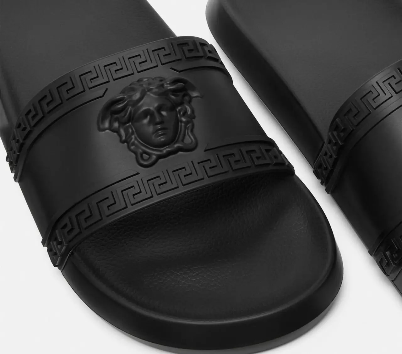 Dép Versace Palazzo Sliders 'Black' 1008733-DGO9G-1B000 — ảnh 3