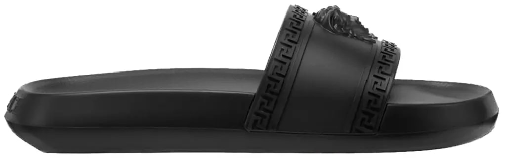 Dép Versace Palazzo Sliders 'Black' 1008733-DGO9G-1B000 — kich-thuoc: 41