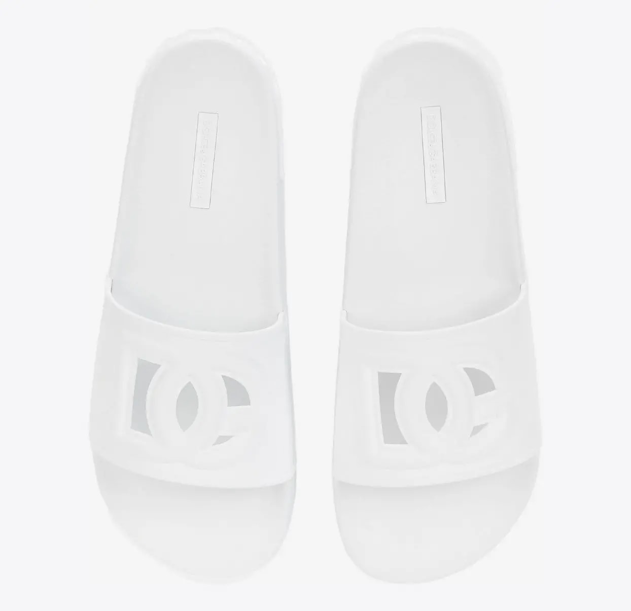 Dép Dolce & Gabbana Beachwear Sliders 'White' CS1886AO6668B930 — ảnh 3