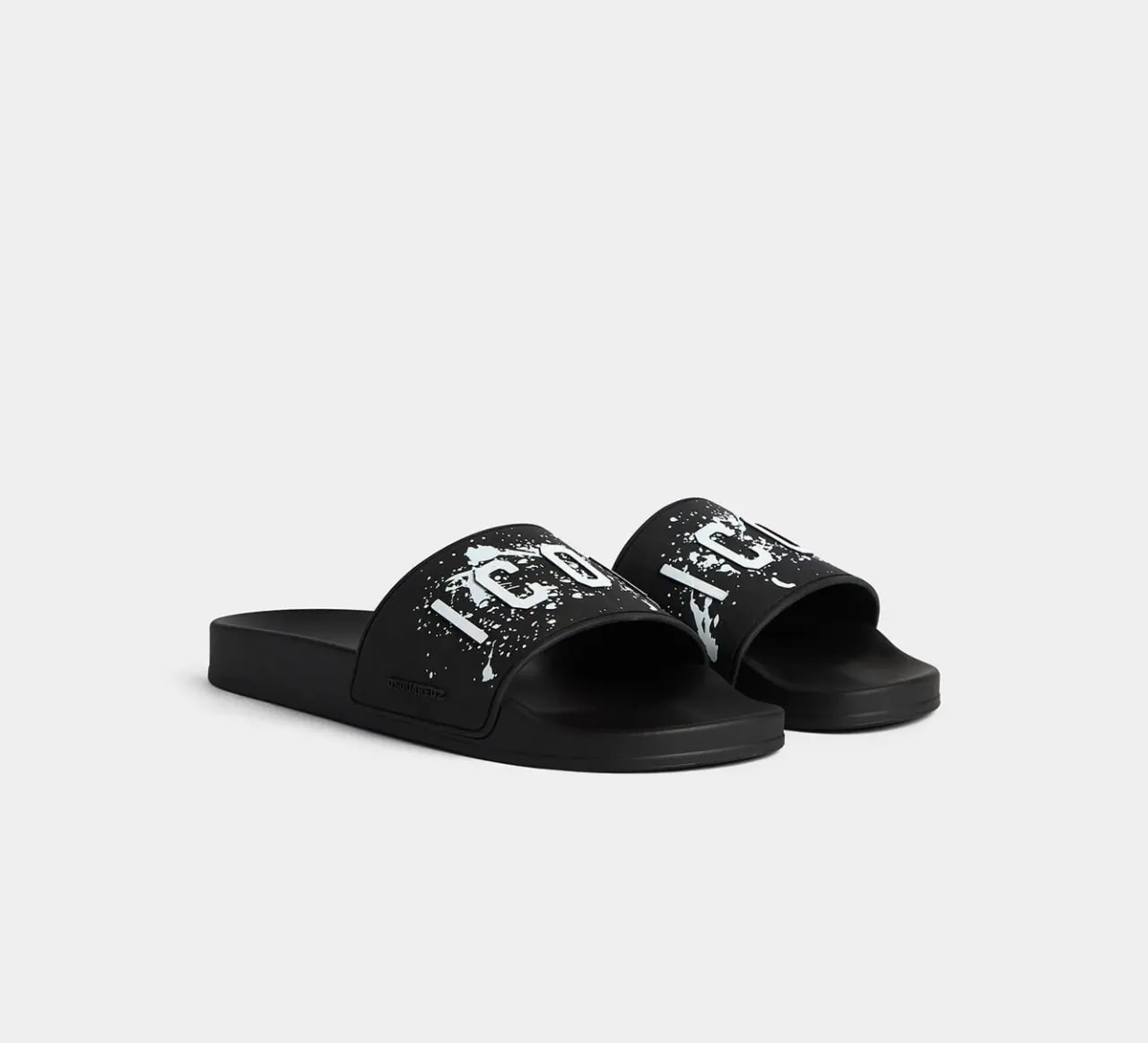 Dép Dsquared2 Icon Splash Slides 'Black' FFM0023172055732124 — ảnh 4