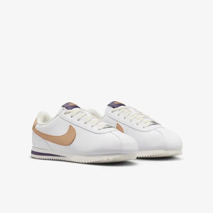 Giày Nike Cortez GS 'White Dark Raisin Hemp' DM0950-110 — ảnh 4