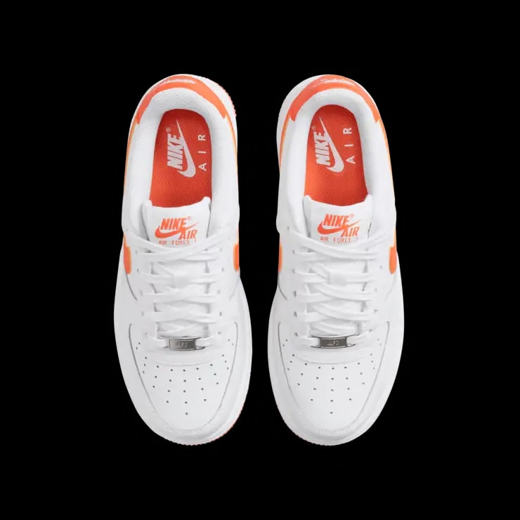Giày Nike Air Force 1 GS 'White Orange' FV5943-113 — ảnh 5