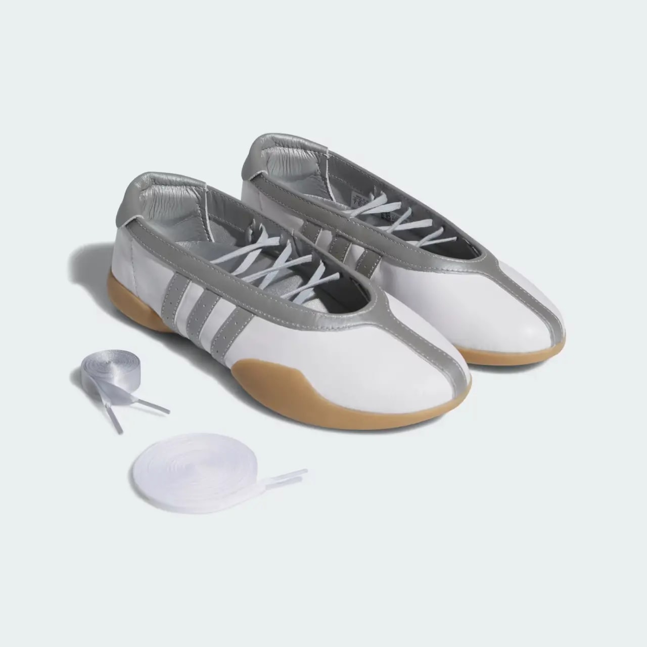 Giày Adidas Taekwondo Mei 'Silver Metallic' JQ6438 — ảnh 5