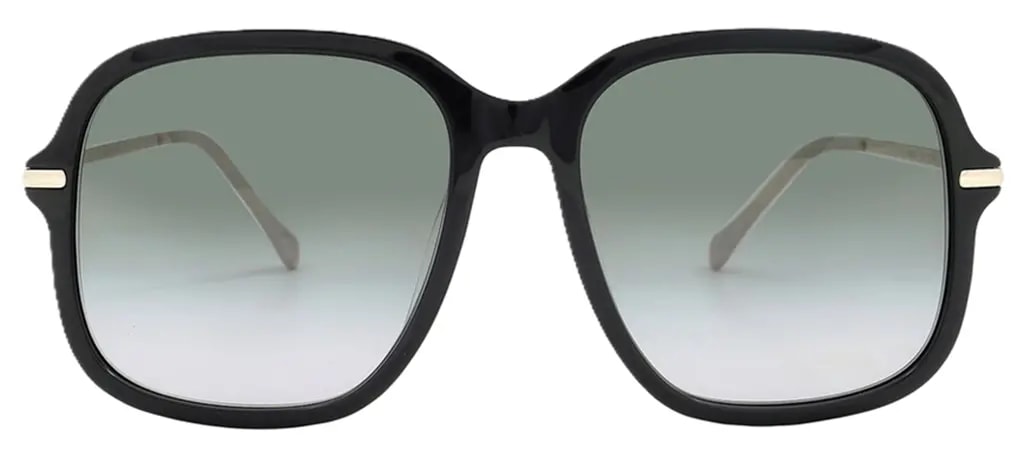 Kính Gucci Grey Square Ladies Sunglasses 'Black' GG0887S-001