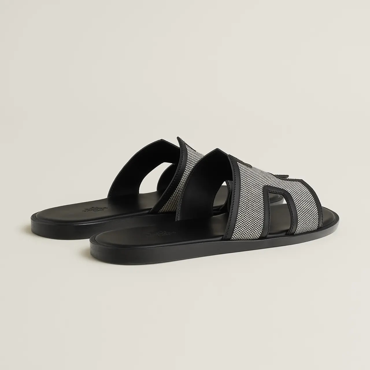Dép Hermes Izmir Canvas Sandal 'Black' H251899Z-HPN — ảnh 2