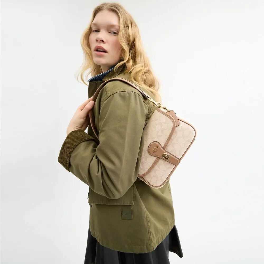 Túi Coach Hadley Shoulder Bag 'Natural' CAK49-IMLG6 — ảnh 2