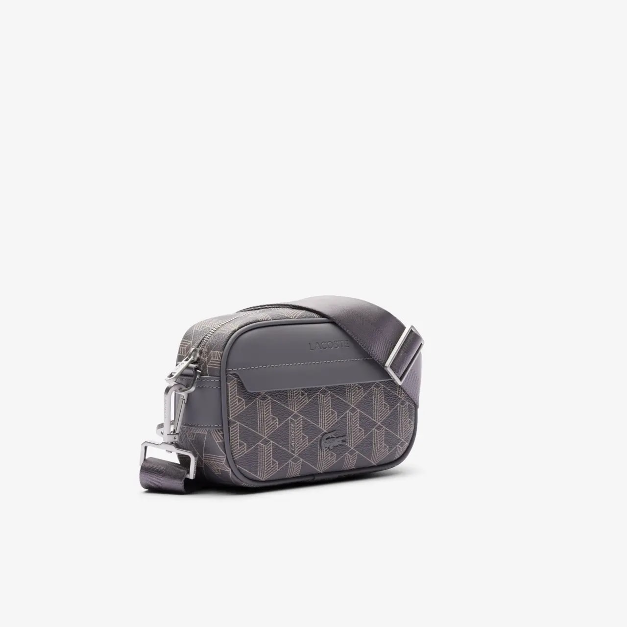 Túi Lacoste Small The Blend Satchel Crossbody Bag 'Grey' NH3650LX-Q82 — ảnh 4