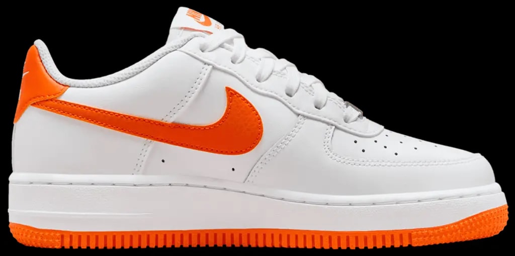 Giày Nike Air Force 1 GS 'White Orange' FV5943-113 — kich-thuoc: 36.5
