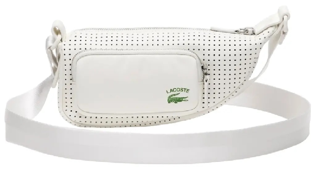 Túi Lacoste Perforated Small Shoulder Bag 'White' NU4251ID-206239
