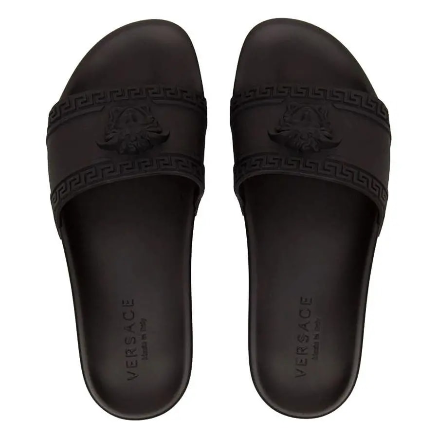 Dép Versace Palazzo Pool Slides 'Black' DSU5883-DGO9G-D41 — ảnh 2