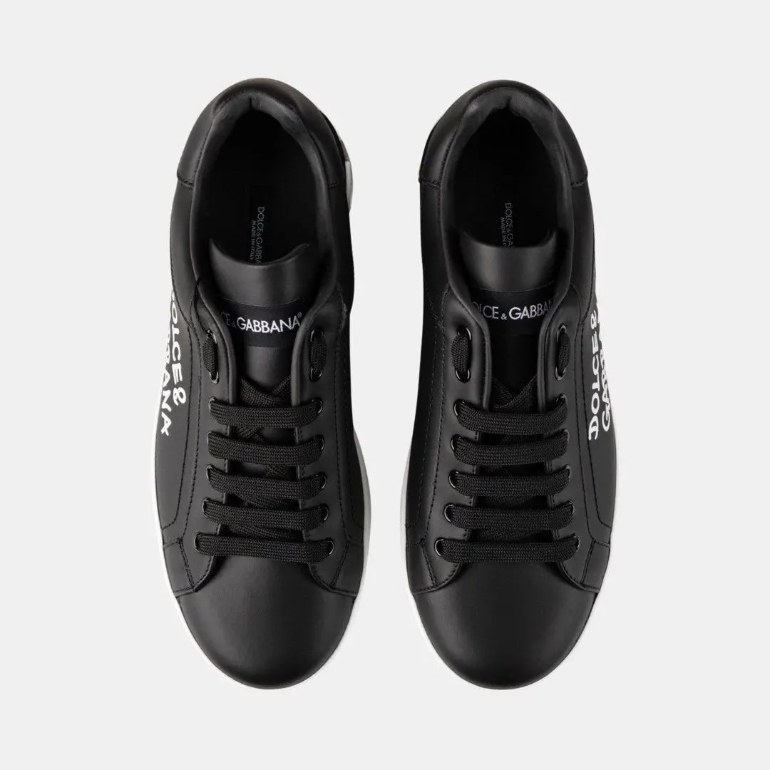 Giày Dolce & Gabbana Logo Printed 'Black' CS1772AW710HWF57 — ảnh 2
