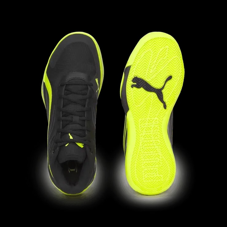 Giày Puma Court Pro 'Black Electric Lime' 310829-03 — ảnh 2