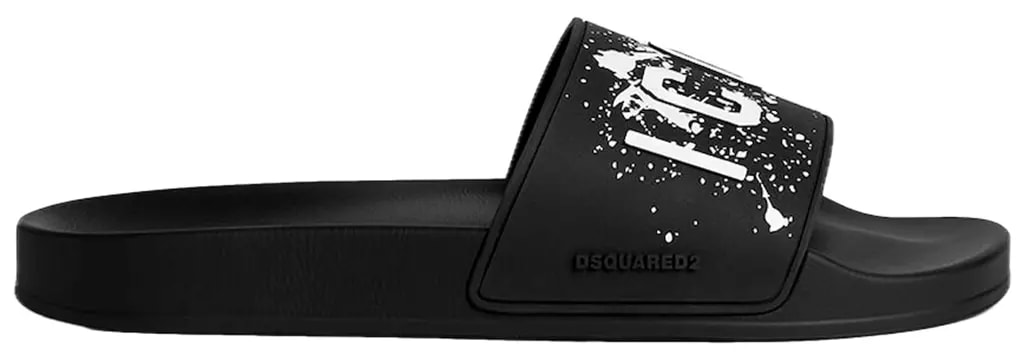 Dép Dsquared2 Icon Splash Slides 'Black' FFM0023172055732124 — kich-thuoc: 40