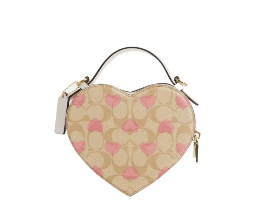 Túi Coach Signature Heart Print 'Pink' CP021-IMOTV — ảnh 2