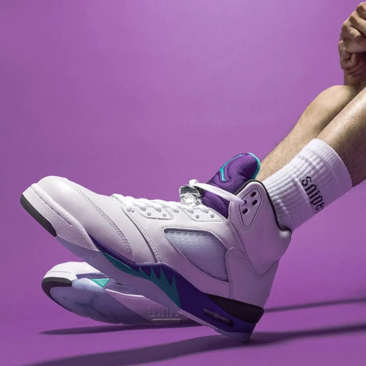 Giày Nike Air Jordan 5 Retro 2025 'Grape' HQ7978-100 — ảnh 2