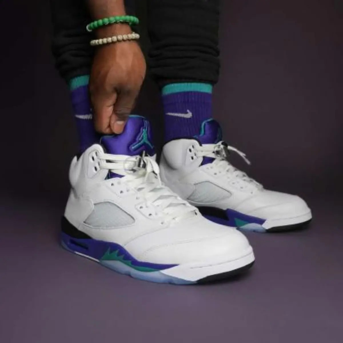 Giày Nike Air Jordan 5 Retro 2025 'Grape' HQ7978-100 — ảnh 5