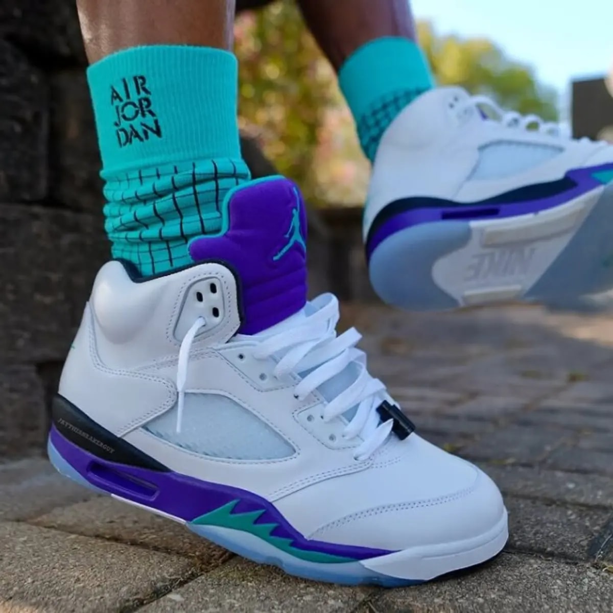 Giày Nike Air Jordan 5 Retro 2025 'Grape' HQ7978-100 — ảnh 4
