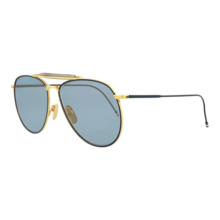 Kính Thom Browne Pilot Frame Sunglasses 'Gold' TB015LTD-NVY-GLD62 — ảnh 2