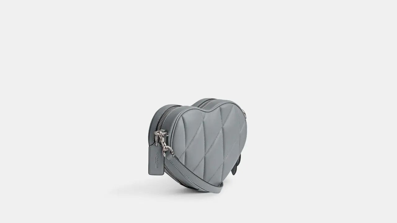 Túi Coach Heart Crossbody Quilting 'Grey Blue' CE725-LHN19 — ảnh 2