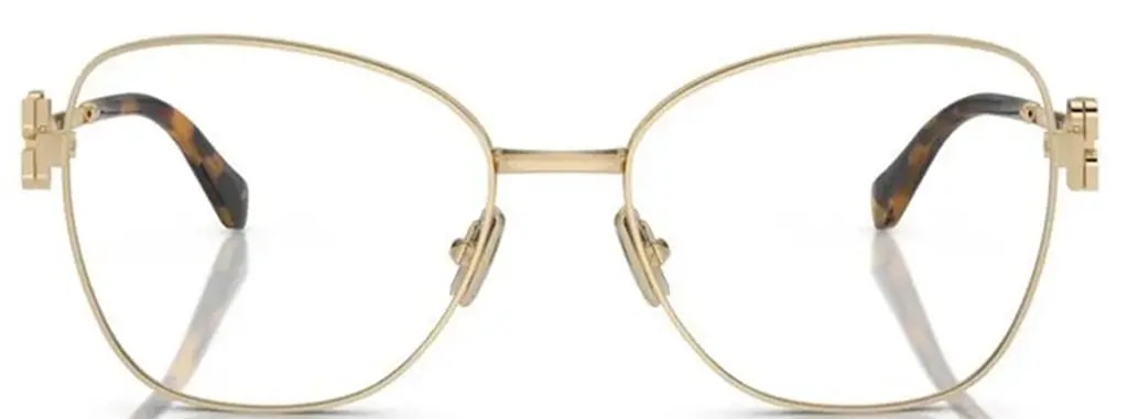 Kính Miu Miu Butterfly Gold Geometric Eyeglasses 'Gold' VMU-50XV-0579