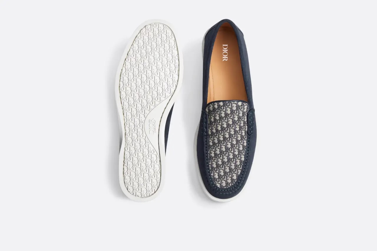 Giày Dior Granville Loafer 'Navy Blue' 3LO131ZYJ-H561 — ảnh 4