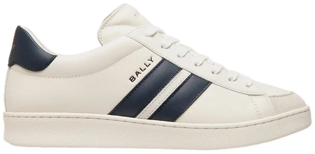Giày Bally Tennis Sneaker 'White Navy' 6308134 — kich-thuoc: 42