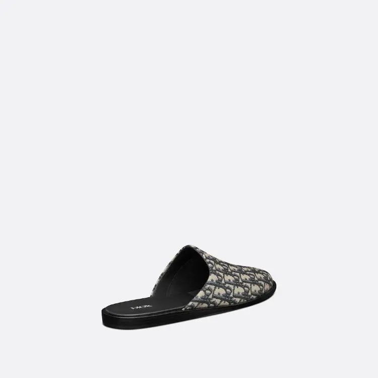 Dép Dior Indior Mule 'Black Grey' 3SA097ZJU-H961 — ảnh 3