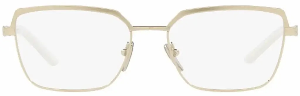 Kính Prada Eyeglasses 'Gold White' VPR56Y-ZVN1O1