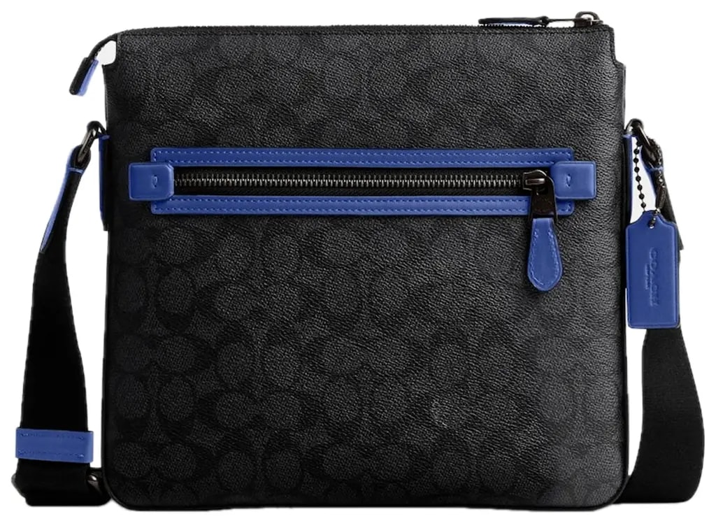 Túi Coach Gotham File Bag 'Black Blue' CR747-WRH