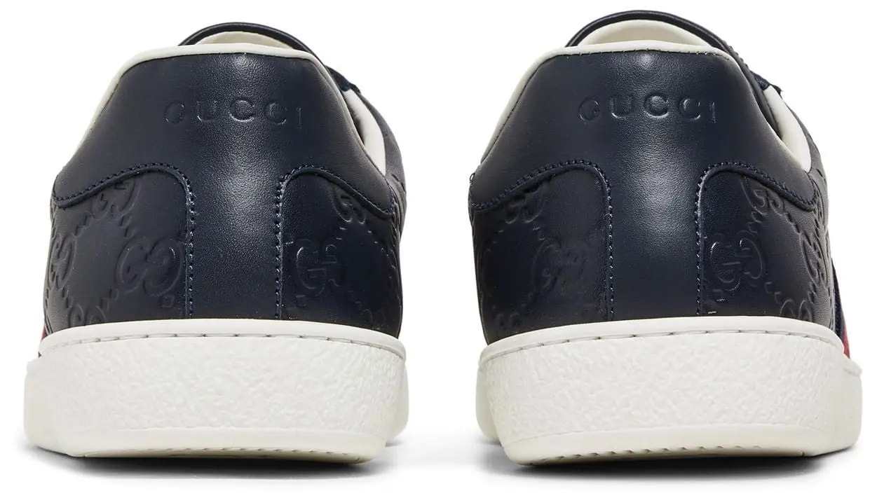 Giày Gucci Ace Signature 'Blue' 386750-CWCG0-4072 — ảnh 3