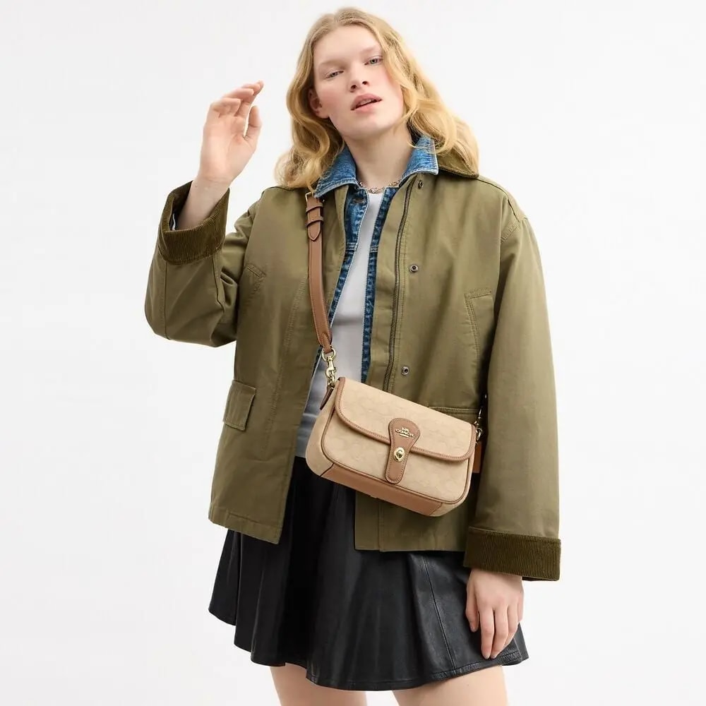 Túi Coach Hadley Shoulder Bag 'Natural' CAK49-IMLG6 — ảnh 3