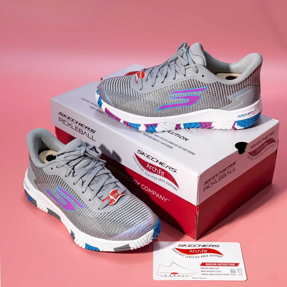 Giày Skechers Viper Court Pro 2.0 'Grey' 172109-GRY — ảnh 2
