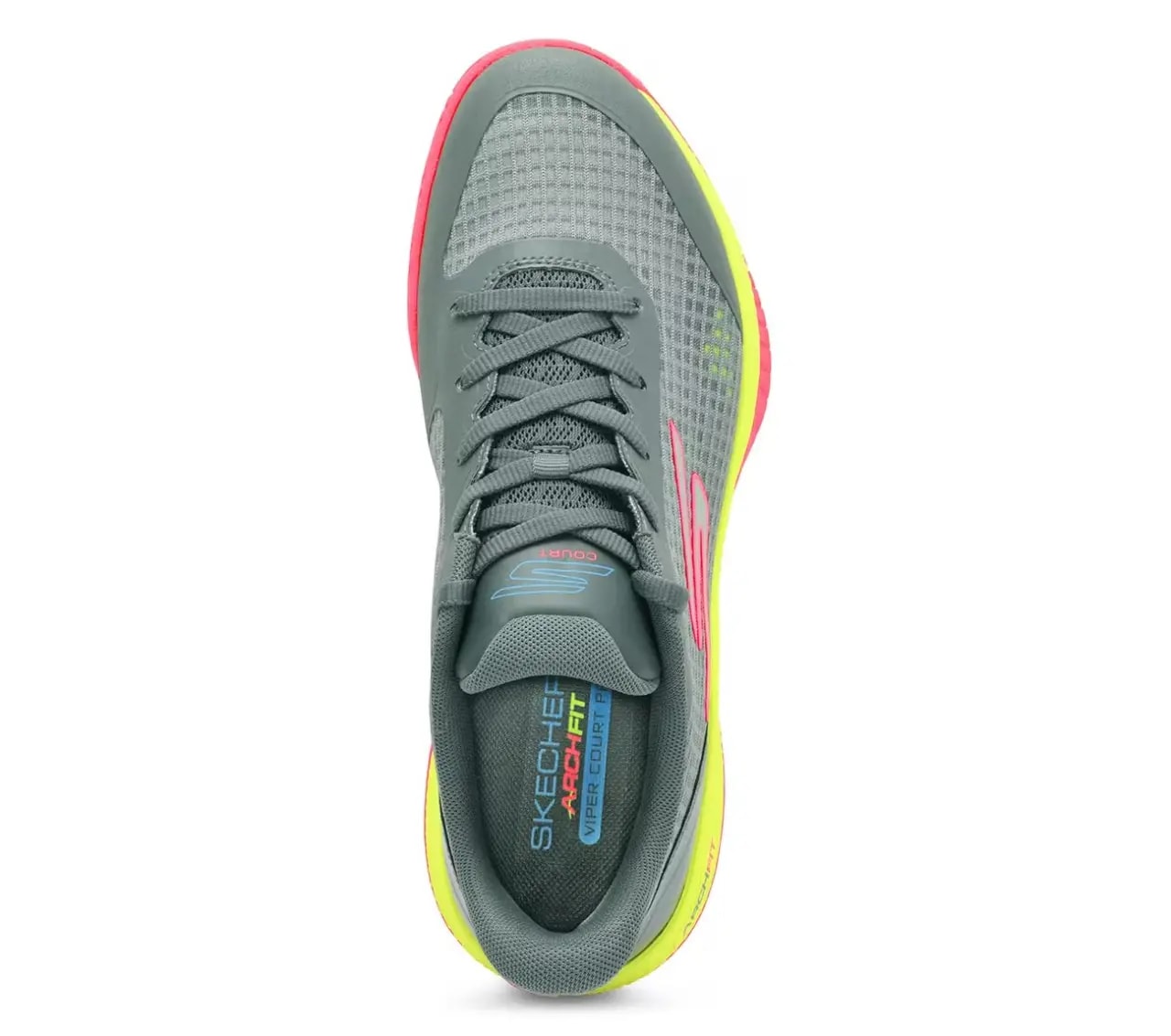 Giày Skechers Viper Court Pro 'Grey' 172069-GYPK — ảnh 4