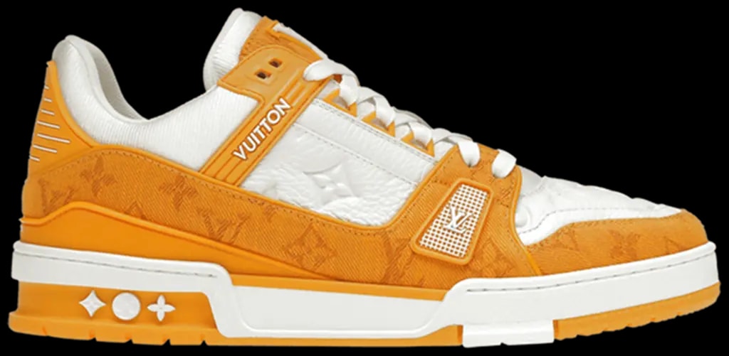 Giày Louis Vuitton Trainer Monogram Denim 'Yellow White' 1A9JHB — kich-thuoc: 41