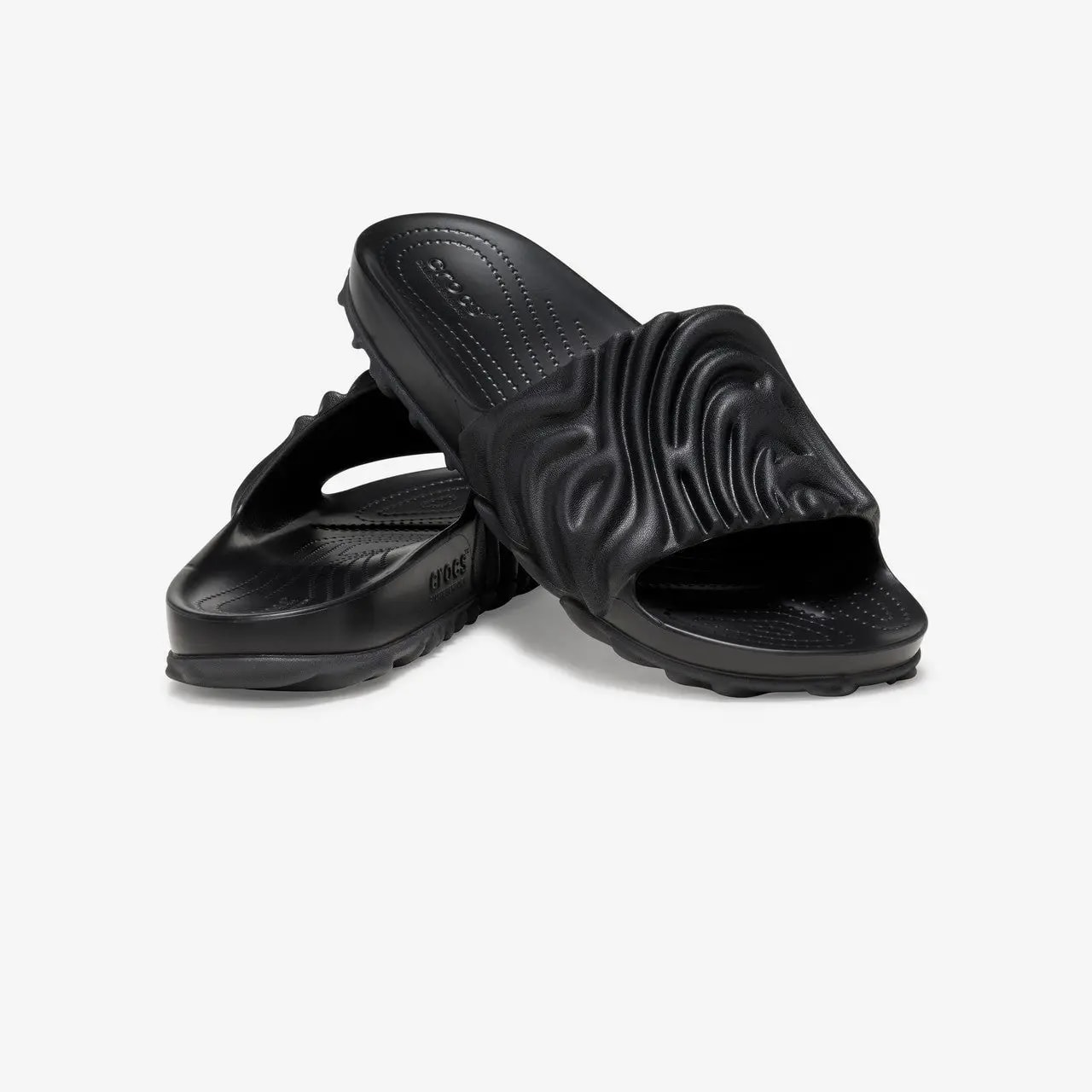 Dép Crocs Pollex Slide By Salehe Bembury Sasquatch 'Black' 208685-0KV — ảnh 3