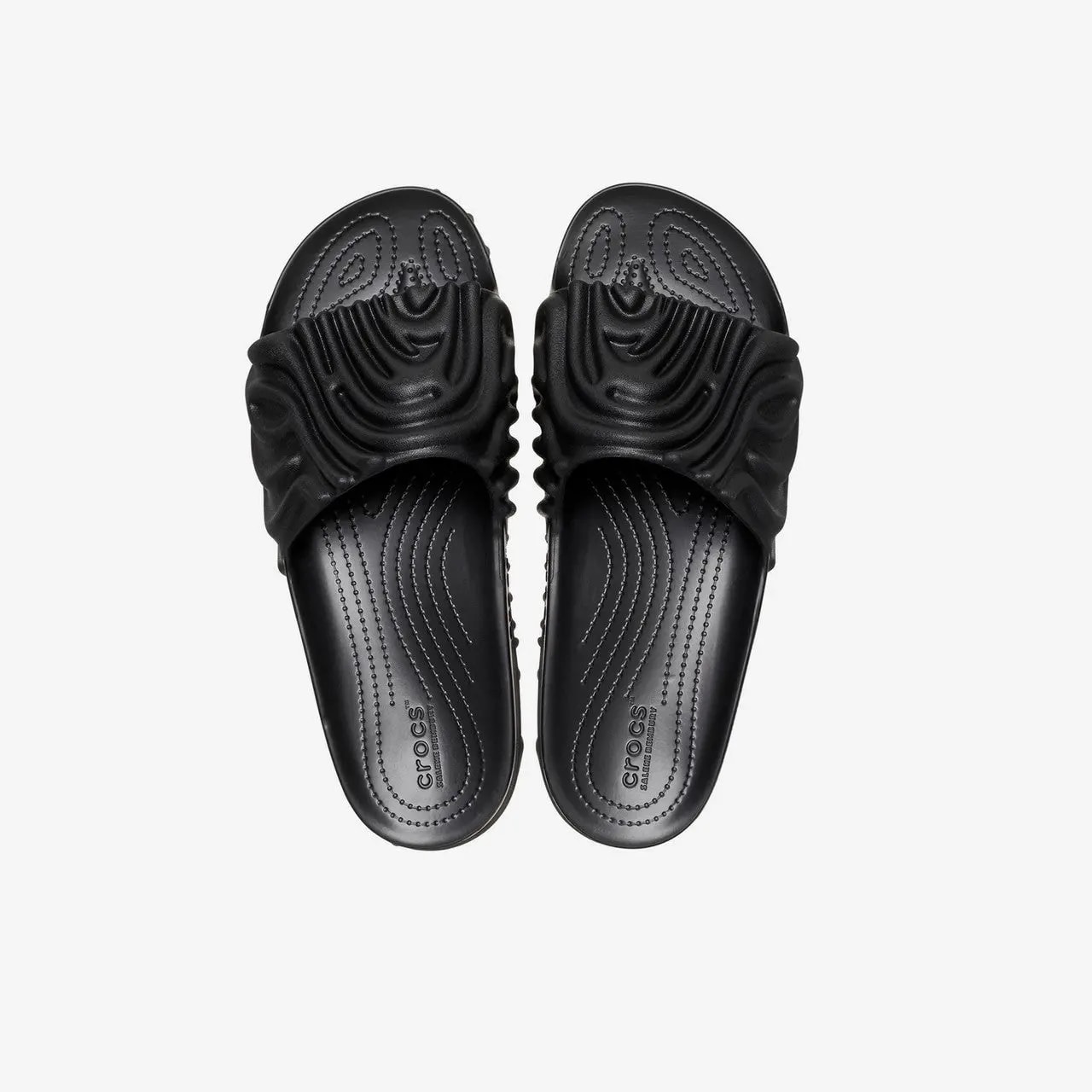 Dép Crocs Pollex Slide By Salehe Bembury Sasquatch 'Black' 208685-0KV — ảnh 4