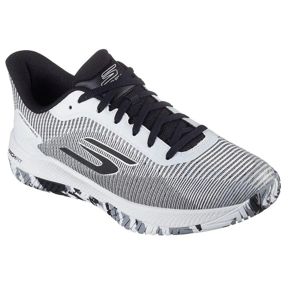 Giày Skechers Viper Court Pro 'White Black' 246109C-WBK — ảnh 4