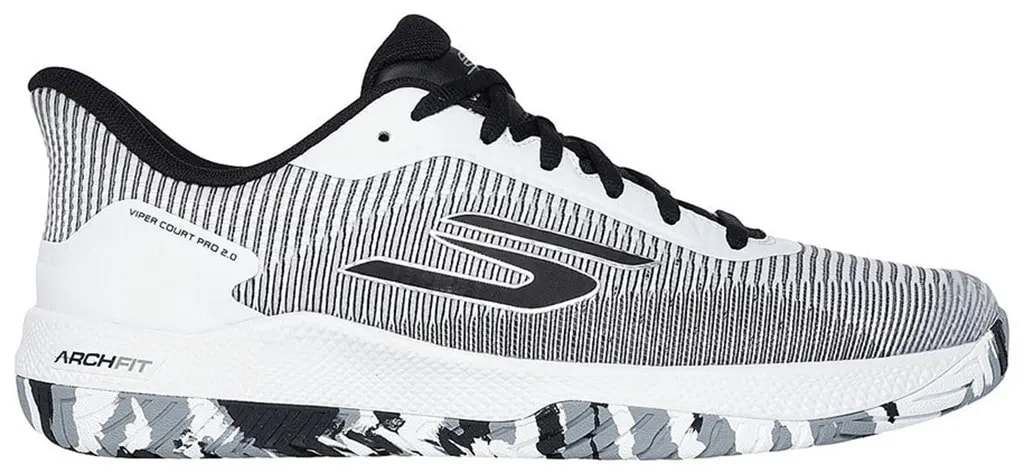 Giày Skechers Viper Court Pro 'White Black' 246109C-WBK — kich-thuoc: 42.5