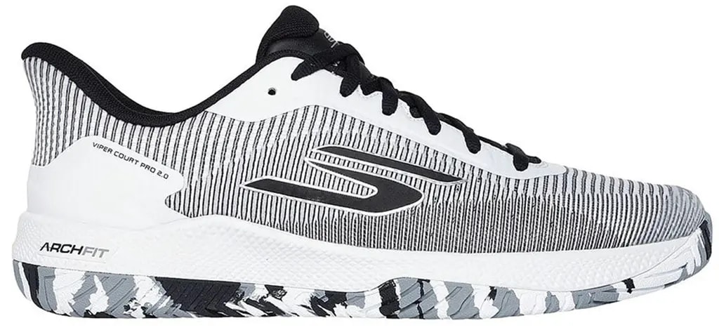 Giày Skechers Viper Court Pro 2.0 'White' 246069C-WBK — kich-thuoc: 43.5