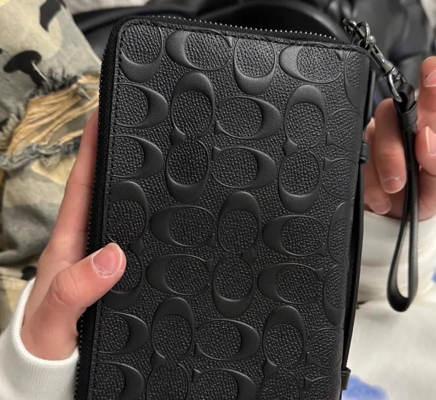 Túi Coach Double Zip Travel Organizer 'Black' F67637-QBBK — ảnh 3