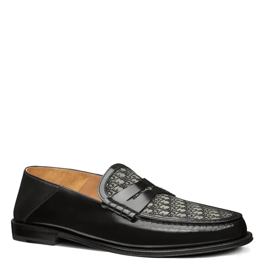 Giày Dior Loafer Smooth Calfskin 'Black' 3LO115ZKF-H961 — ảnh 4