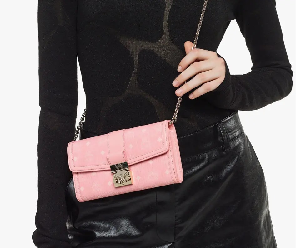 Túi MCM Large Tracy Chain Wallet 'Pink' MYLDSXT01QZ001 — ảnh 2